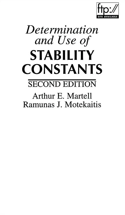 Determination and Use of Stability Constants
