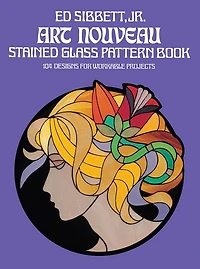 Art Nouveau Stained Glass Pattern Book