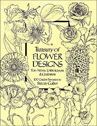 Treasury of Flower Designs for Artists, Embroiderers and Craftsmen