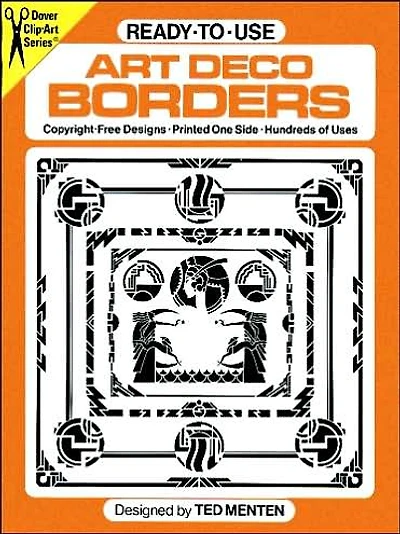 Ready-to-Use Art Deco Borders