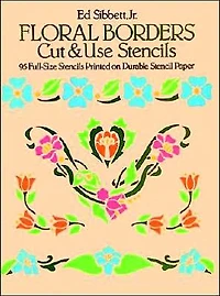 Floral Borders Cut & Use Stencils