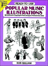 Ready-to-Use Popular Music Illustrations: 96 Different Copyright-Free Designs Printed One Side