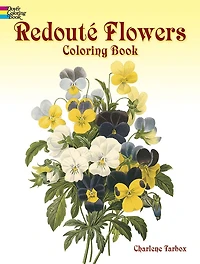 Redouté Flowers Coloring Book