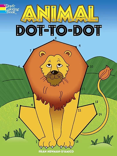 Animal Dot-to-Dot Coloring Book