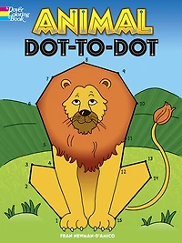Animal Dot-to-Dot Coloring Book