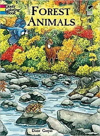 Forest Animals Coloring Book