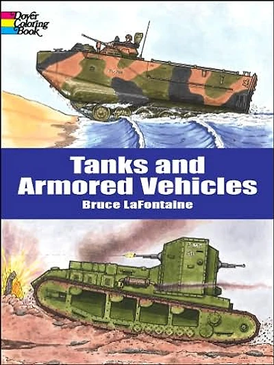 Tanks and Armored Vehicles Coloring Book