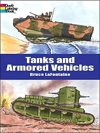 Tanks and Armored Vehicles Coloring Book