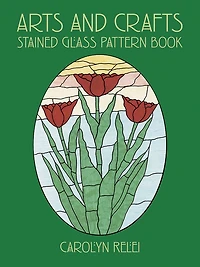 Arts and Crafts Stained Glass Pattern Book