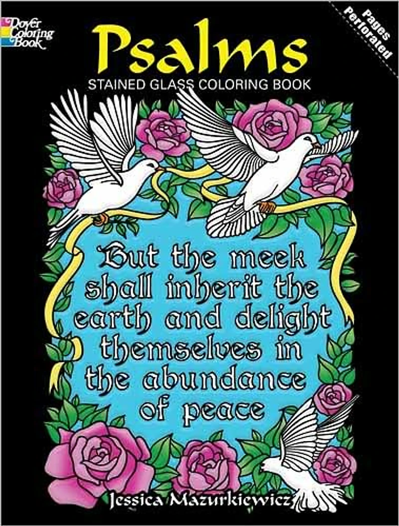 Psalms Stained Glass Coloring Book