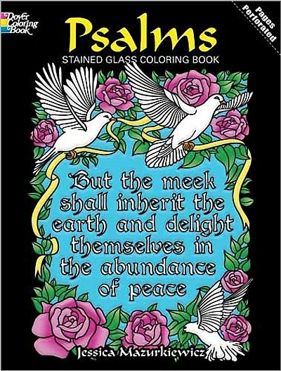Psalms Stained Glass Coloring Book