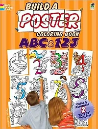Build a Poster Coloring Book--ABC & 123