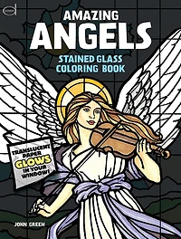 Amazing Angels Stained Glass Coloring Book