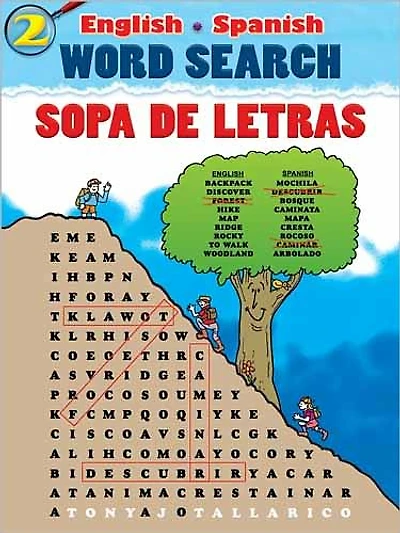 English-Spanish Word Search/Sopa de Letras #2