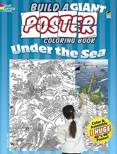 Build a Giant Poster Coloring Book -- Under the Sea