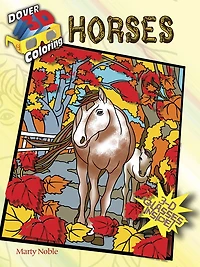 3-D Coloring Book--Horses