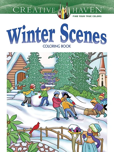 Creative Haven Winter Scenes Coloring Book