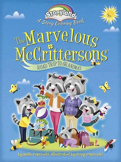 Storyland: The Marvelous McCrittersons -- Road Trip to Grandma's: A Story Coloring Book