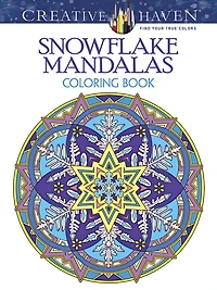 Creative Haven Snowflake Mandalas Coloring Book
