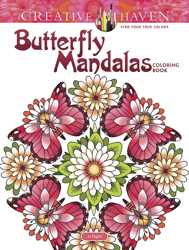 Creative Haven Butterfly Mandalas Coloring Book