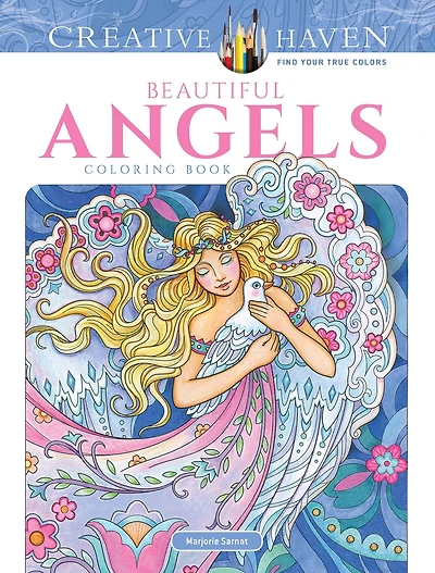 Creative Haven Beautiful Angels Coloring Book