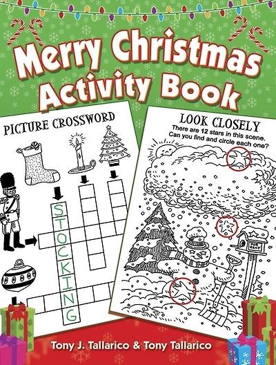 Merry Christmas Activity Book