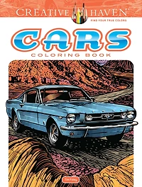 Creative Haven Cars Coloring Book