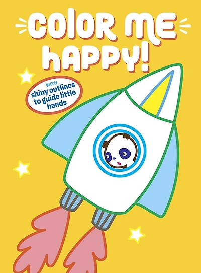 Color Me Happy! (Orange): With Shiny Outlines to Guide Little Hands