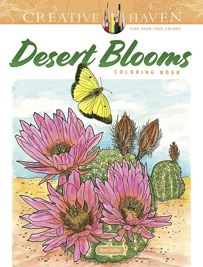 Creative Haven Desert Blooms Coloring Book