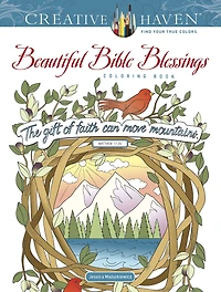 Creative Haven Beautiful Bible Blessings Coloring Book