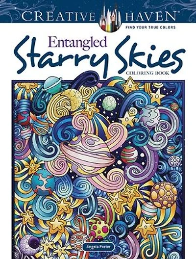 Creative Haven Entangled Starry Skies Coloring Book