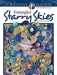 Creative Haven Entangled Starry Skies Coloring Book