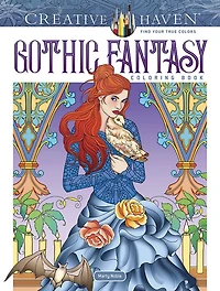 Creative Haven Gothic Fantasy Coloring Book