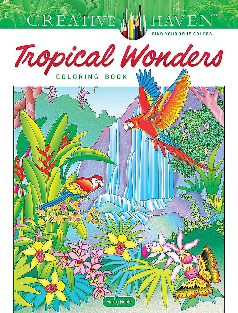 Creative Haven Tropical Wonders Coloring Book