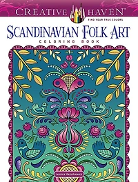 Creative Haven Scandinavian Folk Art Coloring Book