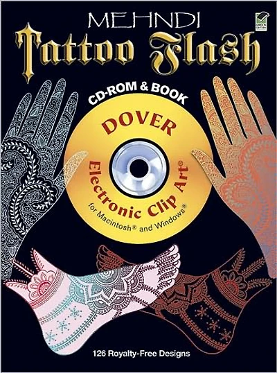 Mehndi Tattoo Flash CD-ROM and Book