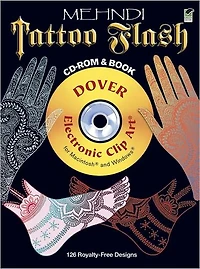 Mehndi Tattoo Flash CD-ROM and Book