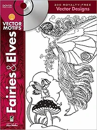 Fairies and Elves Vector Motifs