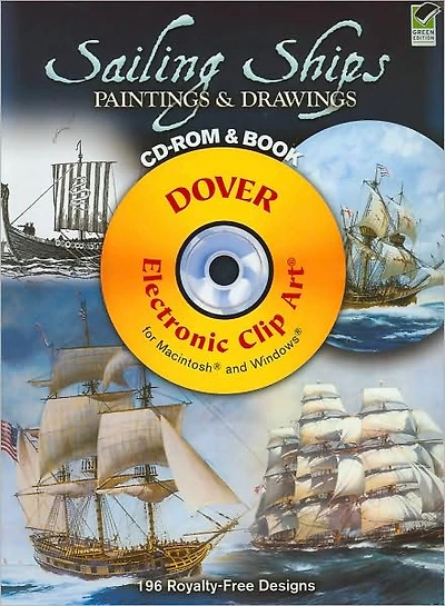 Sailing Ships Paintings and Drawings (Dover Electronic Clip Art Series)