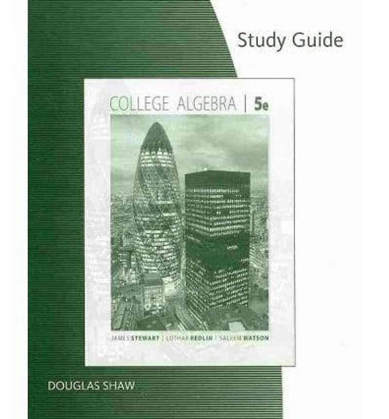 Study Guide for Stewart/Redlin/Watson's College Algebra, 5th