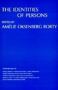 The Identities of Persons