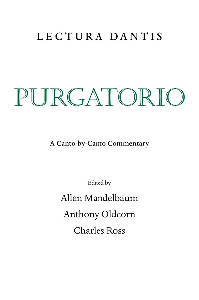 Lectura Dantis, Purgatorio