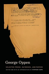 Selected Prose, Daybooks, and Papers