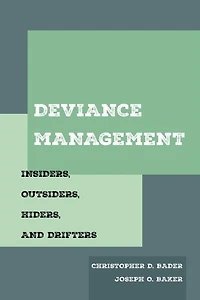 Deviance Management: Insiders, Outsiders, Hiders, and Drifters