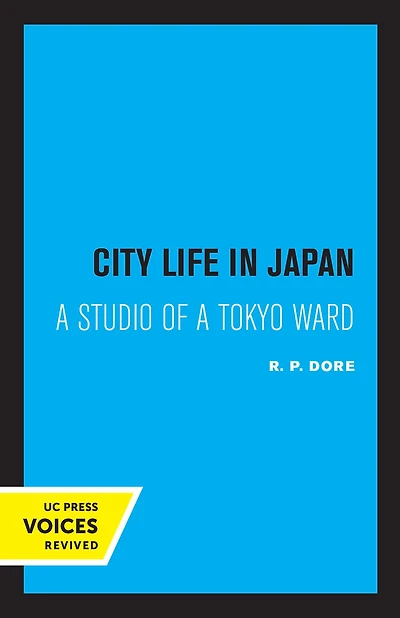 City Life Japan: a Study of Tokyo Ward
