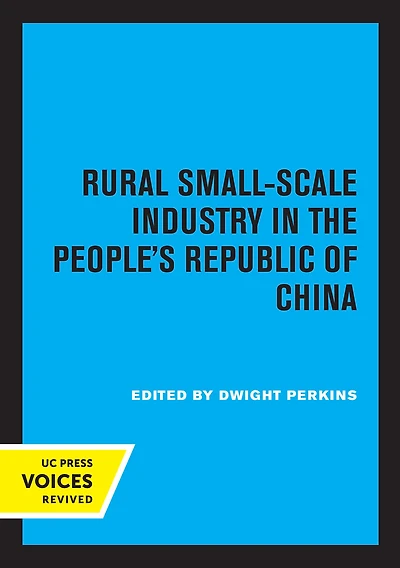 Rural Small-Scale Industry the People's Republic of China