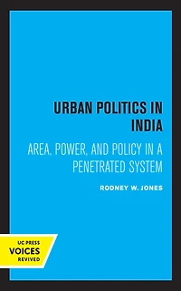 Urban Politics India: Area, Power, and Policy a Penetrated System