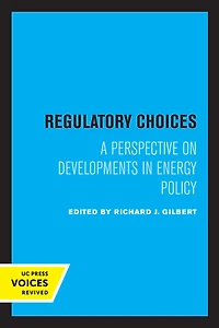 Regulatory Choices: A Perspective on Developments Energy Policy
