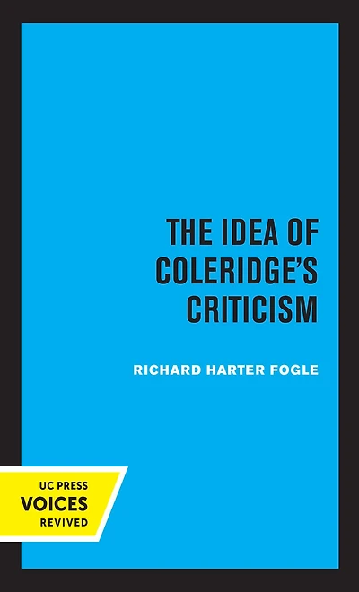 The Idea of Coleridge's Criticism: Perspectives Criticism