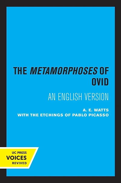 the Metamorphoses of Ovid: With Etchings Pablo Picasso